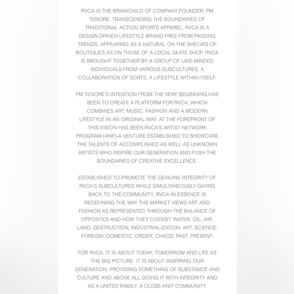 NWOT Mens RVCA Half Zip Hooded Pullover - Picture 9 of 9